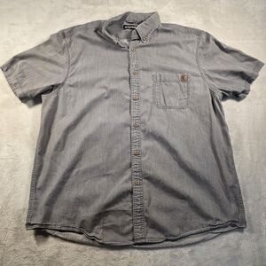 Solaris Gray Short Sleeve Shirt Size XL